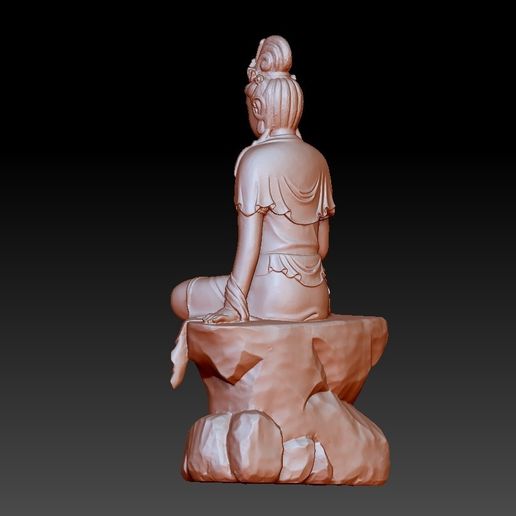 46guanyin4.jpg Free STL file guanyin bodhisattva kwan-yin sculpture for cnc or 3d printer 46・3D printable object to download, stlfilesfree