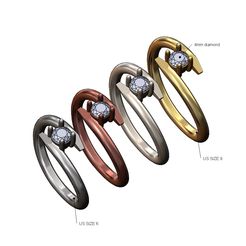 Solitaire-4mm-Bypass-nail-ring-size6to9-00.jpg Archivo STL Nail bypass 4mm anillo solitario diamante US tamaños 6to9 modelo de impresión 3D・Objeto de impresión 3D para descargar