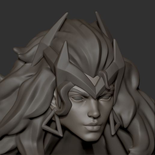 🧙‍♀️ Scarlet Witch from Marvel Rivals・Archivo OBJ para Impresión 3D・Cults