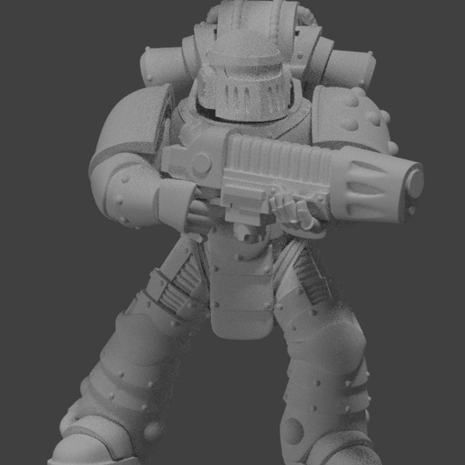 Modular Marines pt2 (Mark 2 Tactical) [OldScale] 3D model