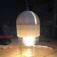 Lamp jam jar