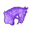 242_Panno.stl Fichier STL gratuit médaille buste de cheval cnc art・Plan imprimable en 3D à télécharger