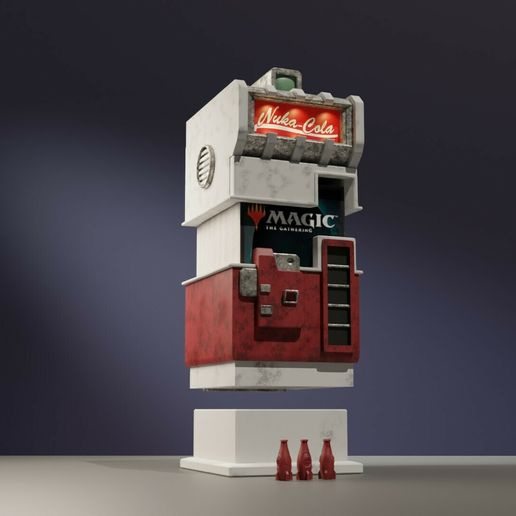 11.jpg MTG FALLOUT DECK BOX COMPATIBLE WITH COMMANDER DECK: NUKA COLA MACHINE #005