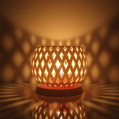 p1.jpg Free STL file Candle Holder - 04・3D printable object to download, mojtabaheirani