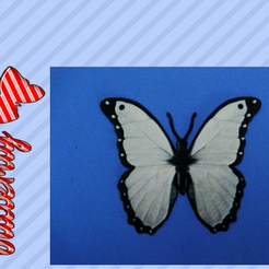 Diseño_sin_título_60.png Télécharger fichier STL gratuit Colgante Mariposa / pendentif papillon • Design pour imprimante 3D, 3dlito