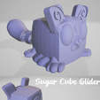 gfjgj.png Sugar Cube Gliders, Stackable, Articulating Flexi Wiggle Pet, Print in Place, No Supports, Sugar Glider