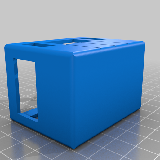 Miniature cable car for train 3D model