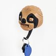 Preguiça-2-quadrado.jpg Sloth Key Holder