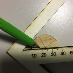 IMG_3490.JPG Fichier DXF gratuit Centre de recherche avec règle V2, contreplaqué de 3 mm・Modèle pour imprimante 3D à télécharger