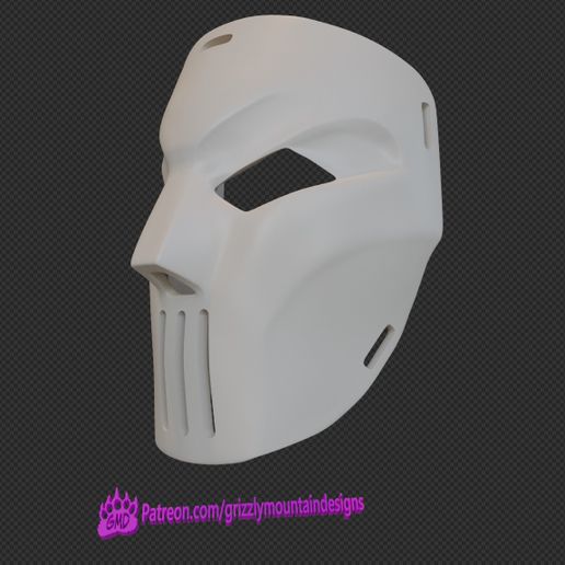 Screenshot-2021-09-22-012429.jpg Fichier STL Masque de style TMNT Movie 1990 Casey Jones. Tortues Ninja・Design pour imprimante 3D à télécharger, grizzlymountaindesigns