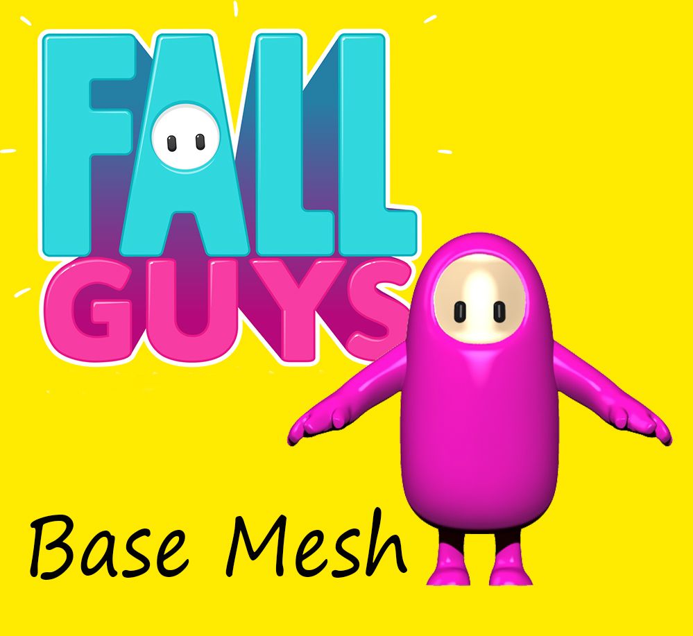 Fall Guys Flyer.jpg OBJ-Datei FREE] FALL GUY BASE MESH kostenlos herunterladen • Objekt zum 3D-Drucken, aleplanascadogan