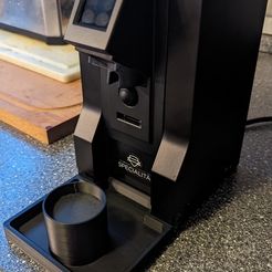 STL file Upper Glass Hopper for KitchenAid Burr Coffee Bean Grinder ☕・3D  printable design to download・Cults