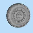 3.jpg STL printable Tire and Rims for Lada Niva  3D print