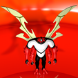 gg0018.png Ben 10 Fusion Aliens - Sting Arms (FourArms + Stinkfly) STL