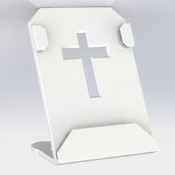 Untitled.JPG Download free STL file Photo holder with cross • 3D printable model, MEcreative