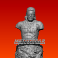 4.PNG OBJ file Metal Gear Solid : Snake Bust・3D printable design to download, Geralp
