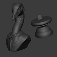3d-goose.png duck goose in suit and monocle. paperweight 3d printable detailed anthropomorphic elegant goose in suit bust statue sculpture