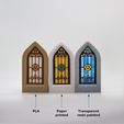 _1.1.jpg Temple window with Zelda stained glass window - Candle Holder