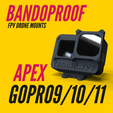 Custom_Bandoproof_Mounts-20.png BANDOPROOF // GOPRO 9/10/11 horizontal // impulseRC APEX