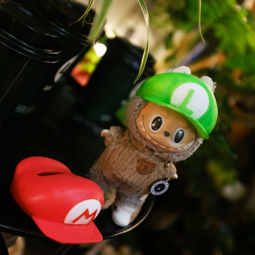 Labubu Accessories Toys - Mario and Luigi Hat - Costume for Cosplay