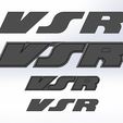 VSR-Embleme-Frontgrill-2.jpg VW Golf 3 mk3 VSR VR6T badge logo emblem front grill Vr6