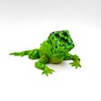 flexi-creeper-toad-3D-MODEL-1.jpg MINECRAFT Flexi Creeper Toad Frog articulated print-in-place no supports