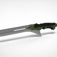 012.jpg New green Goblin sword 3D printed model