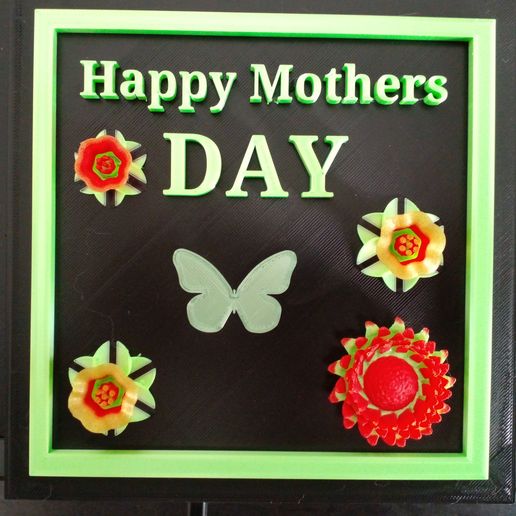 Mothers day frame - 3D model önizlemesi
