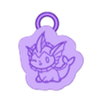 vaporeon chibi.stl Брелок Pokemon Chibi All Eeveelutions