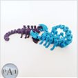 003.jpg STL file Articulated Robot Scorpion・3D printable model to download