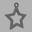 70.png Hollow christmas star X76