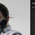 Screen Shot 2020-08-08 at 1.02.35 pm.png Ghost of Tsushima - Fan Art Cosplay Sakai Half Mask 3D Print and Low Poly