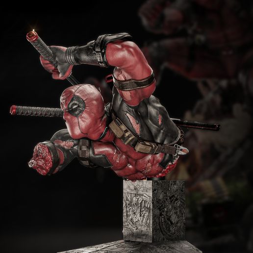 👤 DEADPOOL BUST - STL・ 3D File for 3D printing・Cults