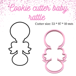 Cookie-cutter-dress-6.png Baby rattle cookie cutter | baby rattle | cookie cutter | cookie cutters | rattle cookie cutter | clay cutter | baby shower cookie cutter | baby shower | it's a boy | it's a girl