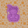 untitled.png Hello Kitty halloween COOKIE CUTTER
