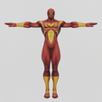 Renders0020.png IRon Spiderman Spiderman Spiderverse Lowpoly Textured