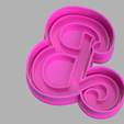 B-Cookie-v2.png Cookie cutter B logo Barbie