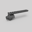 aap-01-mk23-adapter-and-top-rail.png Airsoft AAP-01 adapter with top rail - 16mm cw mk23 suppressor