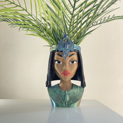 Cleopatra Bust Planter