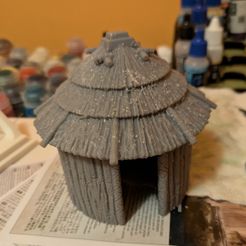 Saurian Skinks Hut Thatched Roof