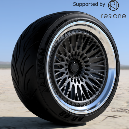 brixton-forged-rims-tr20-v31221.png Brixton Forged tr20 Rims 3d model for printing hot wheels and scale models