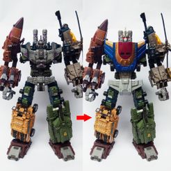 1.jpg STL-Datei Jinbao Not Bruticus Upgrade Kit G1 Ver・3D-druckbares Modell zum Herunterladen