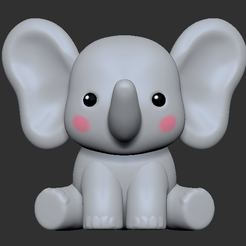Elephant1.PNG Cute Elephant