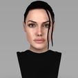 lara-croft-angelina-jolie-bust-ready-for-full-color-3d-printing-3d-model-obj-mtl-stl-wrl-wrz.jpg Lara Croft Angelina Jolie bust ready for full color 3D printing