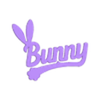 Bunny Solid.stl Segno del coniglietto BUNNY