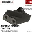 16001-03.jpg 1/16 M4 Sherman VVSS Tracks - T48 Type - DM16001