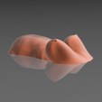 06.png STL file A pregnant woman on the water・3D printer model to download