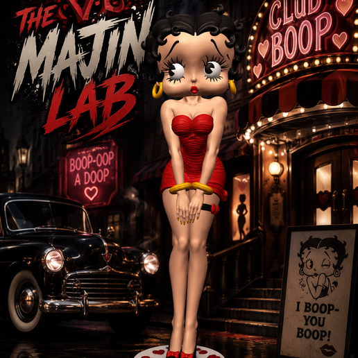 Betty Boop V2 – AMS Ready Edition (4 Main Parts)