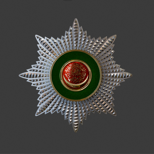 Osmaniye Nişanı II.Abduhamid 3dmodel