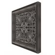 Wireframe-Low-Carved-Ceiling-Tile-04-3.jpg Carved Ceiling Tile 04